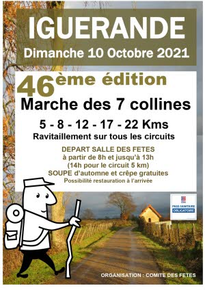 Marche des 7 collines à Iguerande