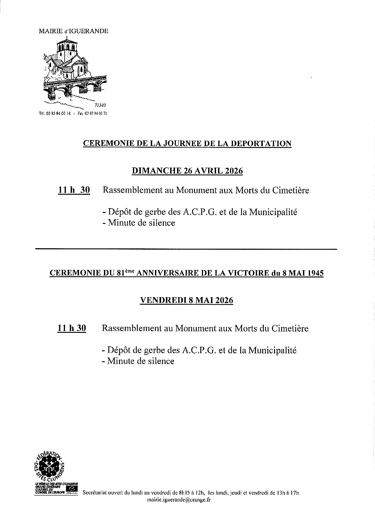 Cérémonies